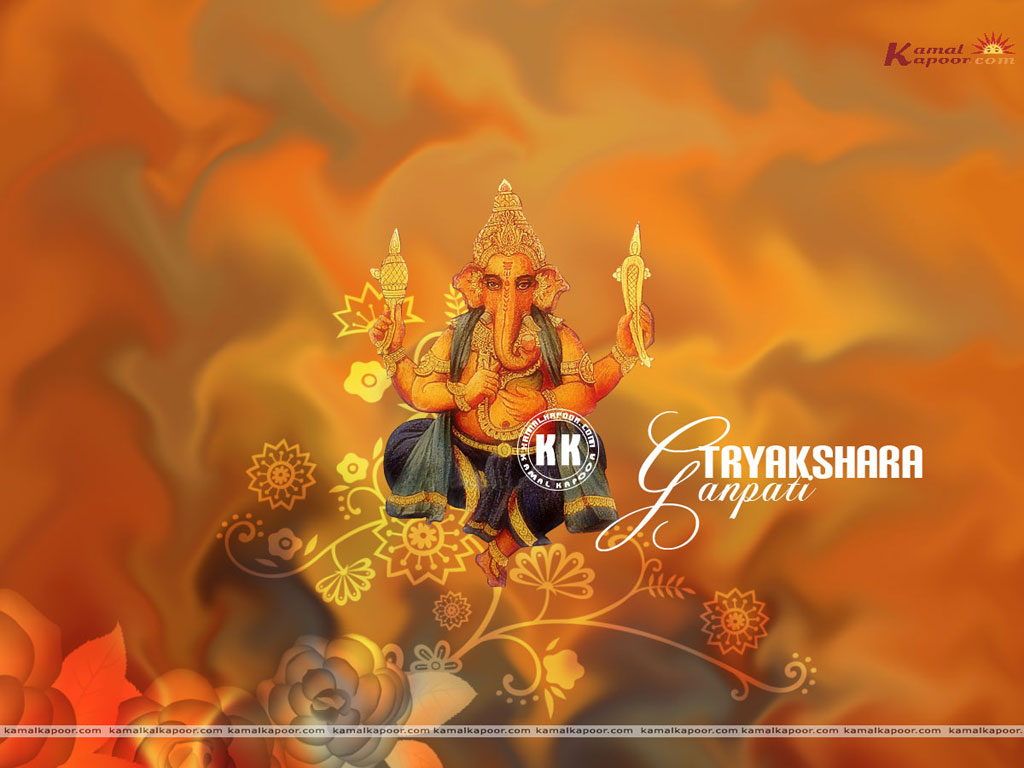 Forms of Ganesha Wallpaper